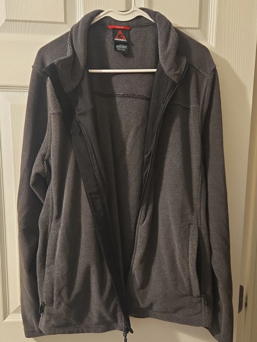 Gerry Weber Gray Textured Full-Zip Utility Jacket